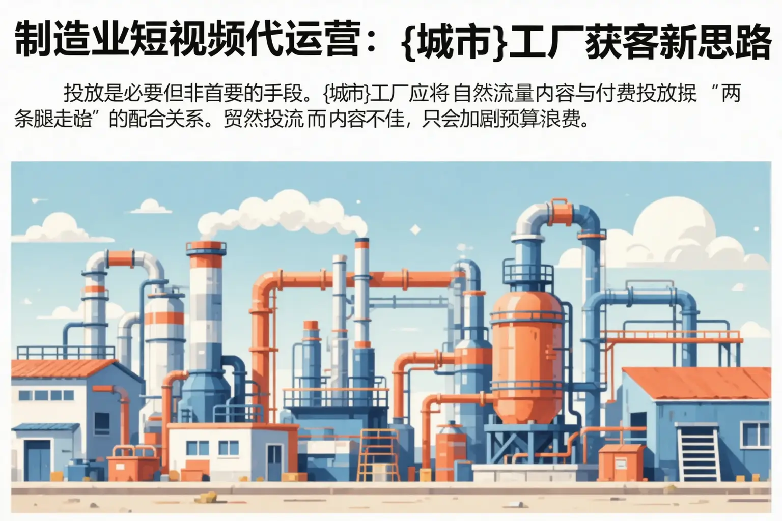 制造业短视频代运营:宝鸡工厂获客新思路