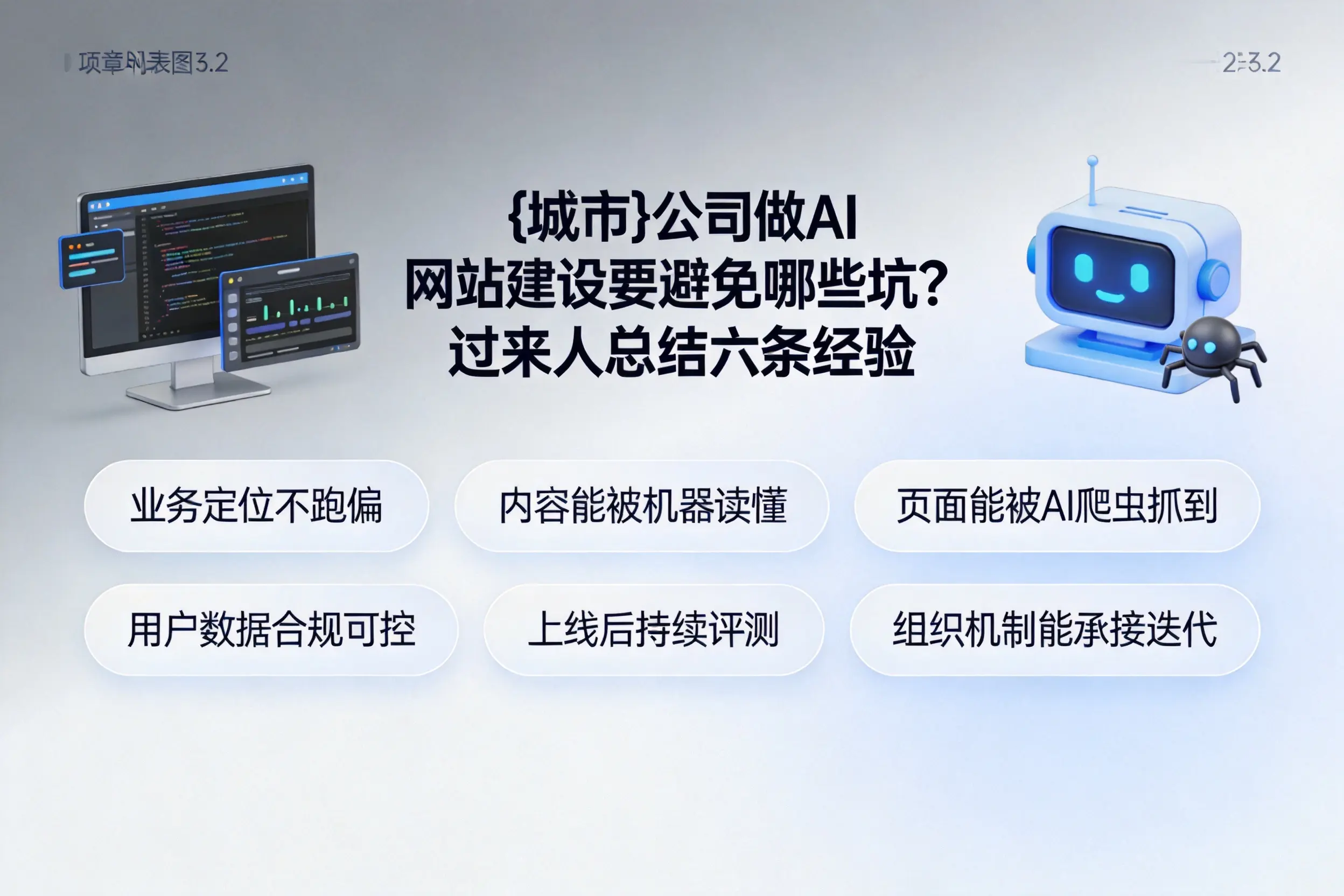 宝鸡公司做AI网站建设要避免哪些坑？过来人总结六条经验