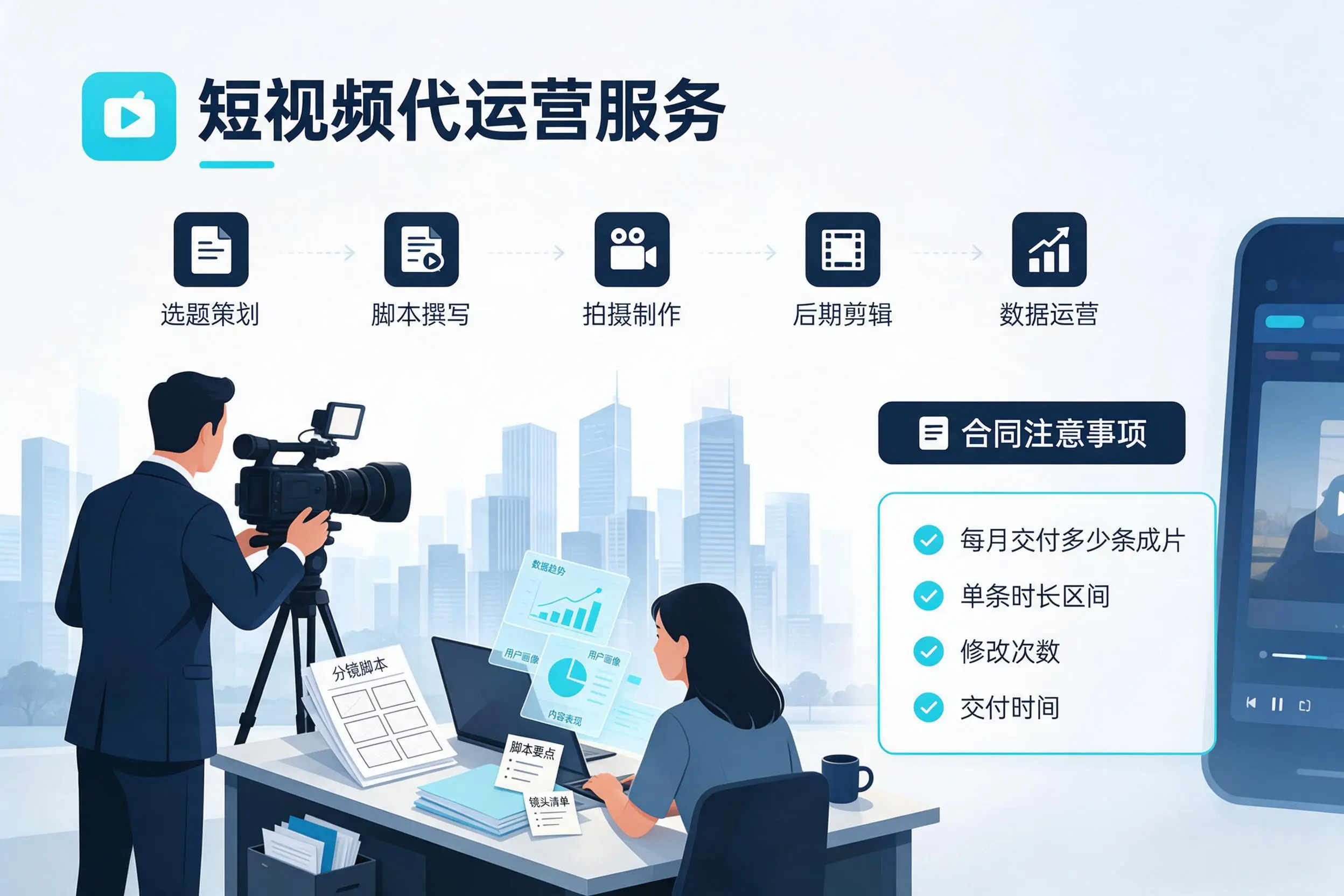 短视频代运营包含哪些服务？宝鸡企业常见问题科普